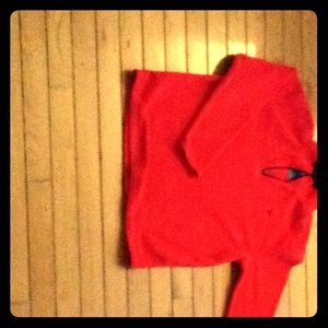 Red old navy sweater